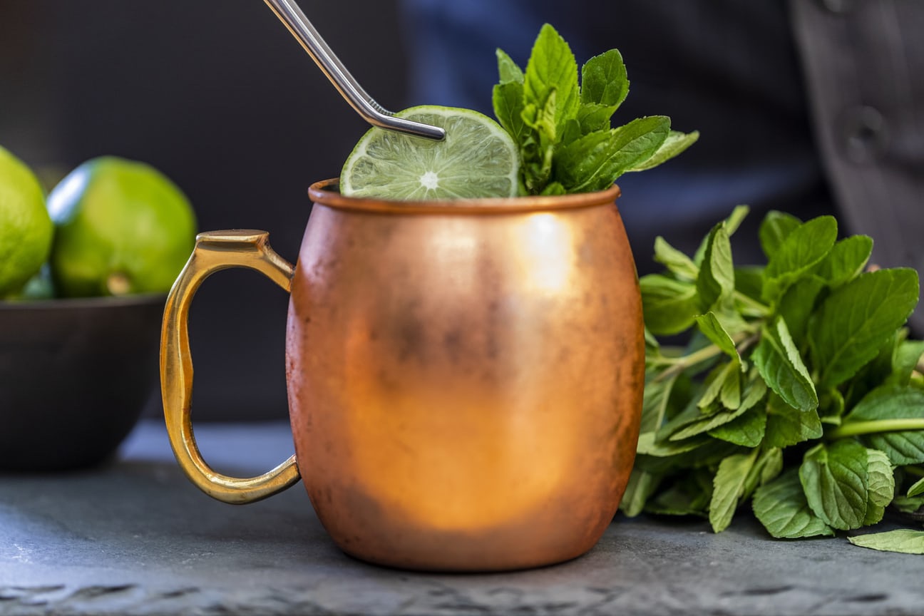 Pineapple Moscow Mule