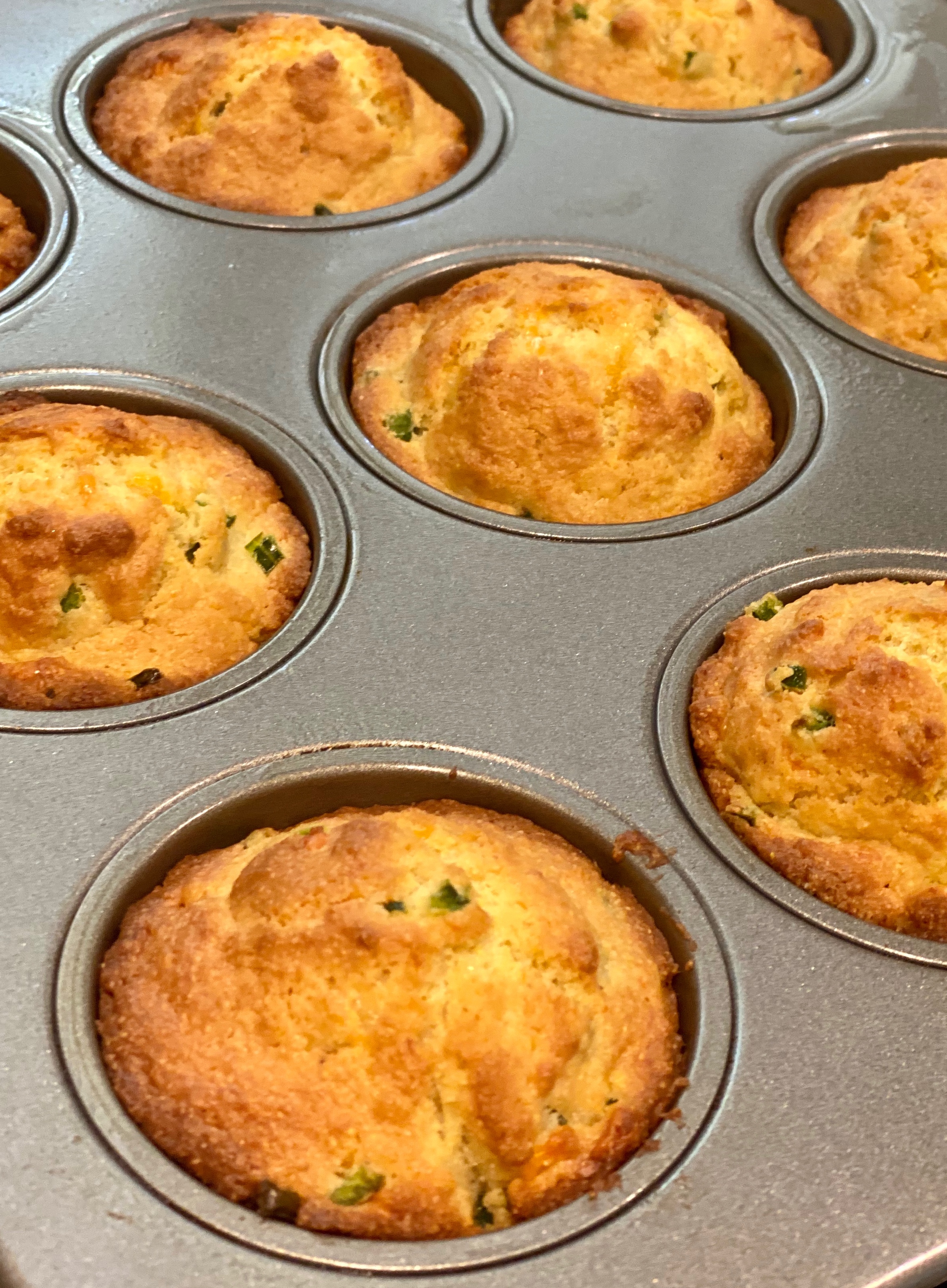 Jalapeño Cheddar Corn Muffins